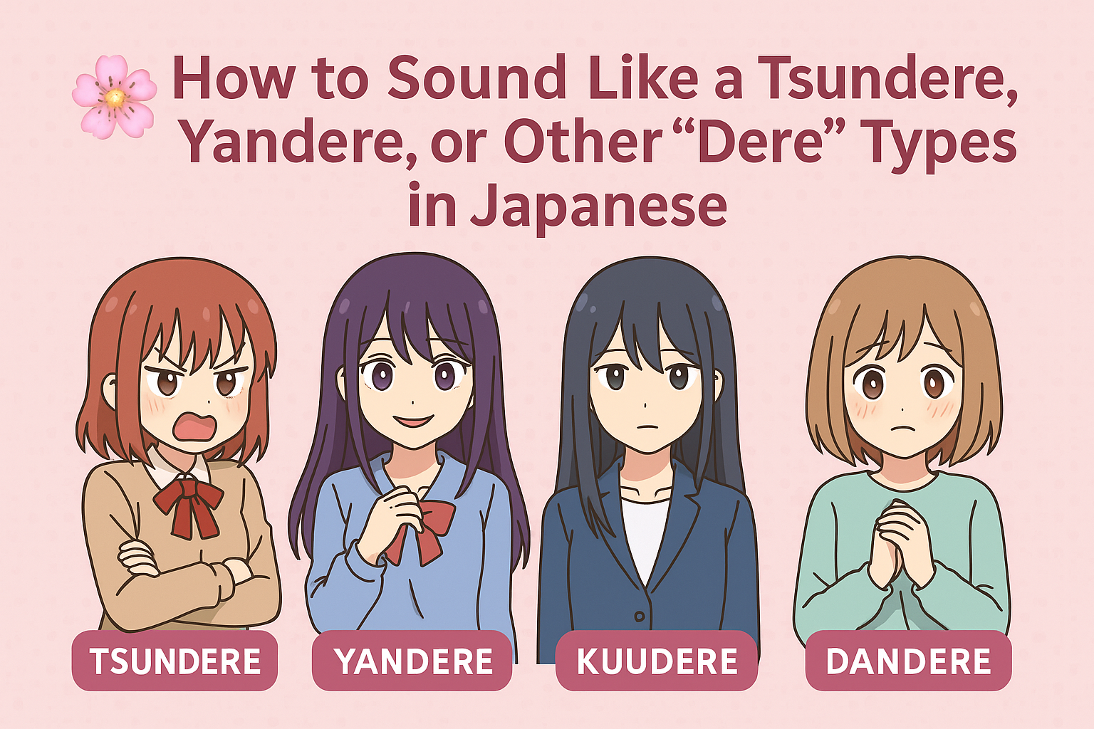 Dere Types in Japanese